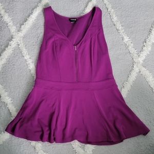 Torrid peplum tank top  size 0